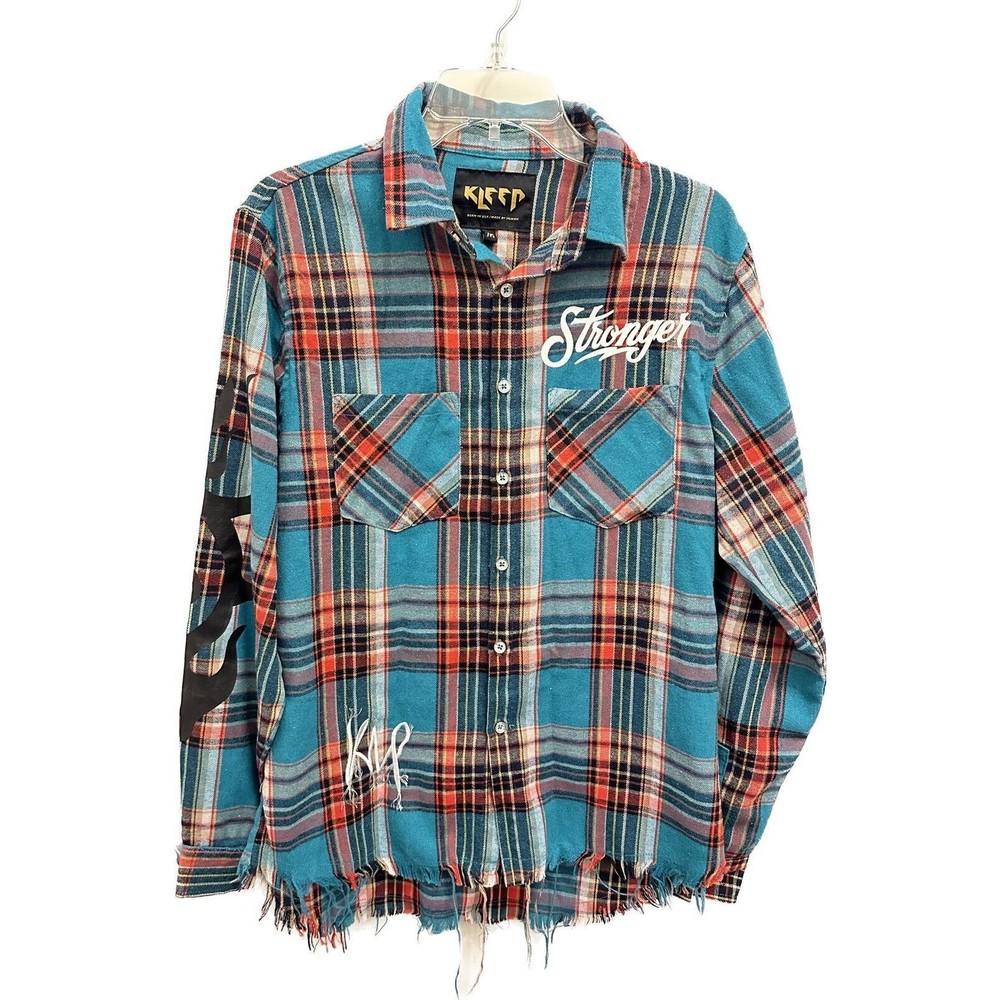 Men’s M KLEEP Premium Flannel Button Down Shirt